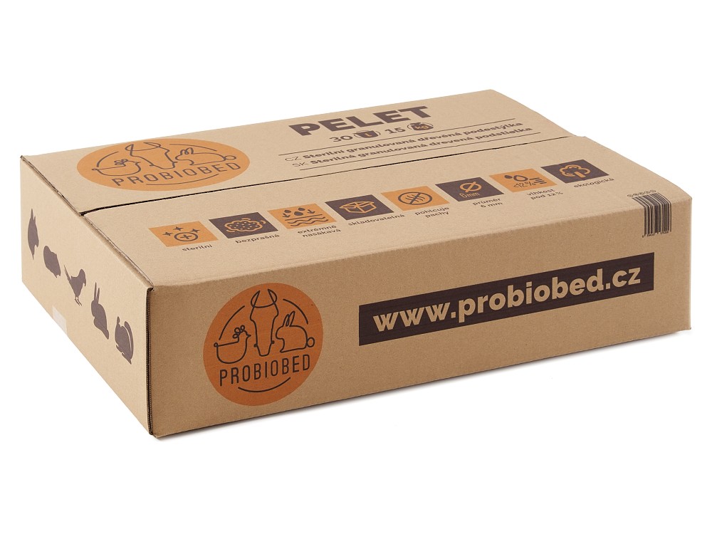 Dřevěné pelety - podestýlkové 15 kg